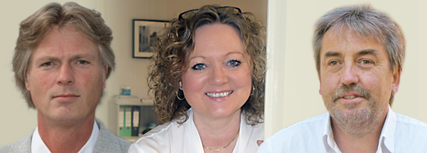 Das ist das neue Team: Geschäftsführerin Bianca Schmidt mit Chefredakteur Josef Stadler (rechts) und Verlags- und Anzeigenrepräsentant Gerrith B. Horndasch